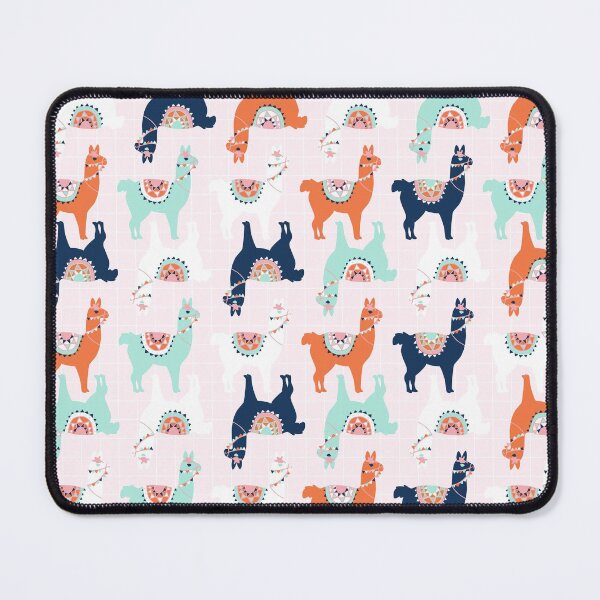 Item preview, Cute Llama Pattern on Pink Background designed and sold by kapotka.