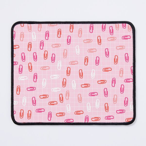 Item preview, Cute Paper Clips Pattern on Pink Background designed and sold by kapotka.