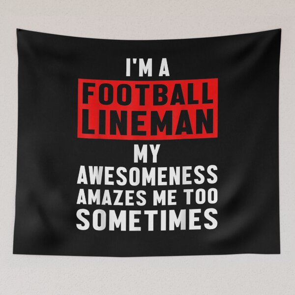 Item preview, Lineman Amazes Offensive Defensive Player designed and sold by aliceshe.