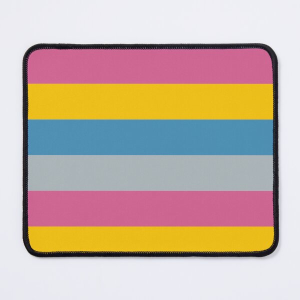 Item preview, Colourful Stripes Minimal Pattern (Grey Pink Yellow Blue) designed and sold by TalBright.