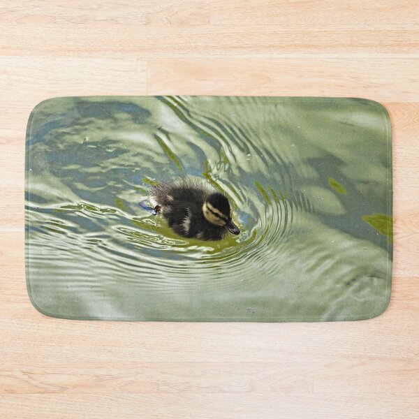 Item preview, Baby Mallard Duckling Cloudy Sky Reflection designed and sold by Anna Lemos.