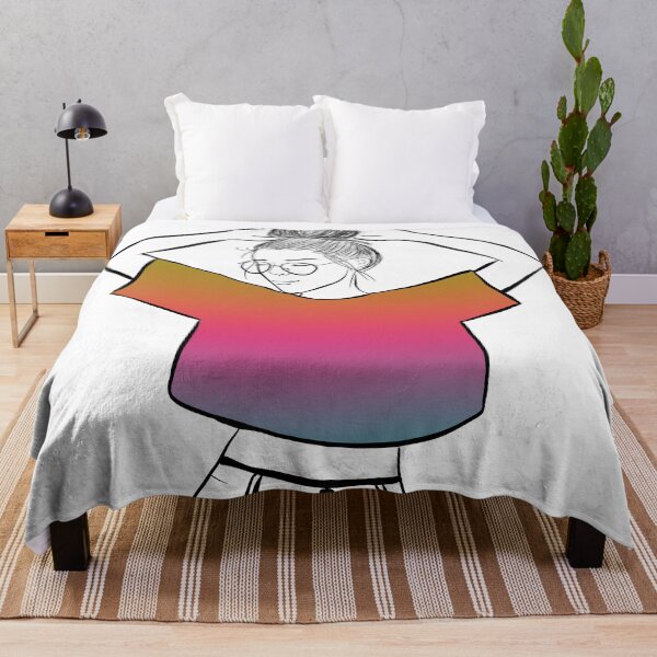 Item preview, Women with High bun girl silhouette line drawing art designed and sold by Tanuja  Sharma.