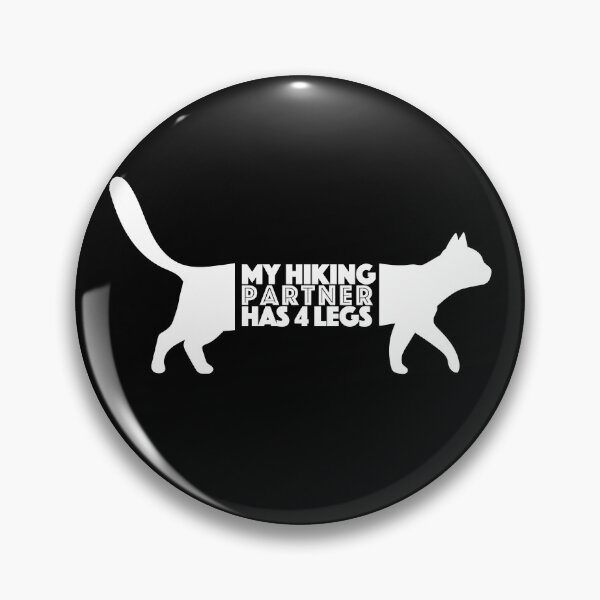 Item preview, My Hiking Partner Has Four Legs - Cat designed and sold by dibeja.