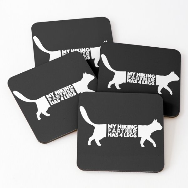 Item preview, My Hiking Partner Has Four Legs - Cat designed and sold by dibeja.