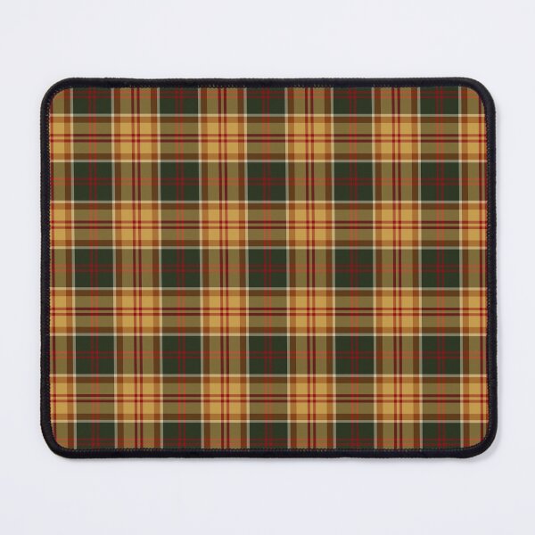 Artikelvorschau, Rustikales Plaid in Gold und Dunkelgrün entworfen und verkauft von plaidwerx.