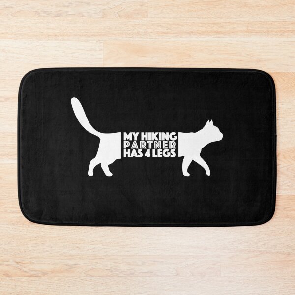 Item preview, My Hiking Partner Has Four Legs - Cat designed and sold by dibeja.