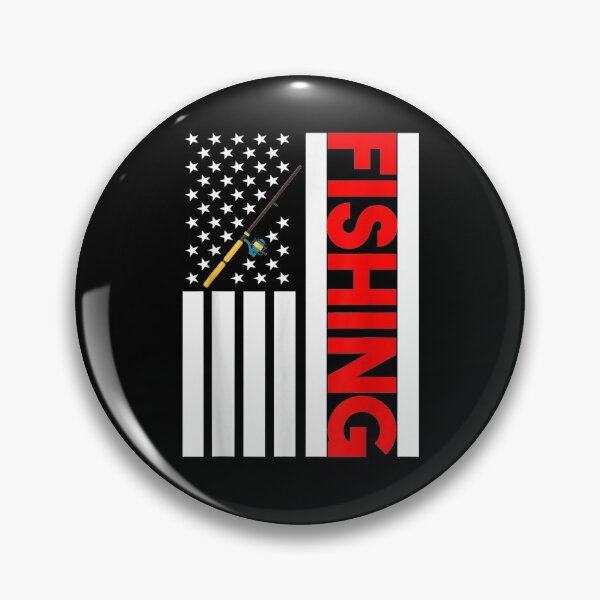 Item preview, Fly Rod Fishing American Flag Retro Vintage Fishing designed and sold by lucretia155.