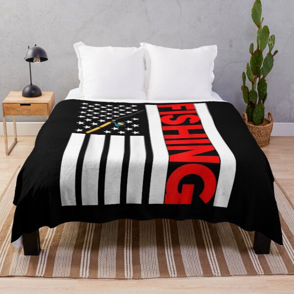 Item preview, Fly Rod Fishing American Flag Retro Vintage Fishing designed and sold by lucretia155.