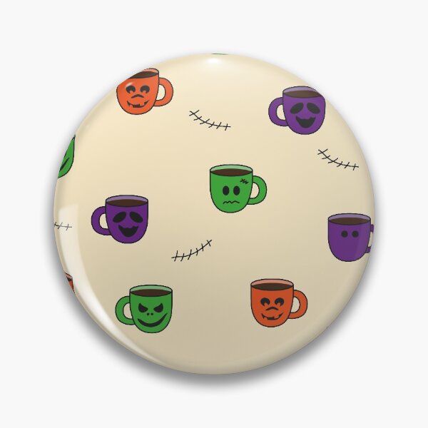 Item preview, Halloween pattern with cup of coffee  designed and sold by Mirosi-S.