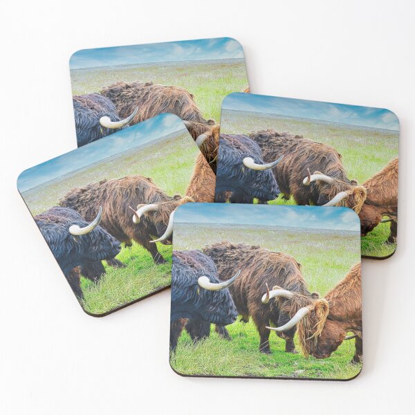 Item preview, Highland Cows at Play designed and sold by Sailmates Reflections.