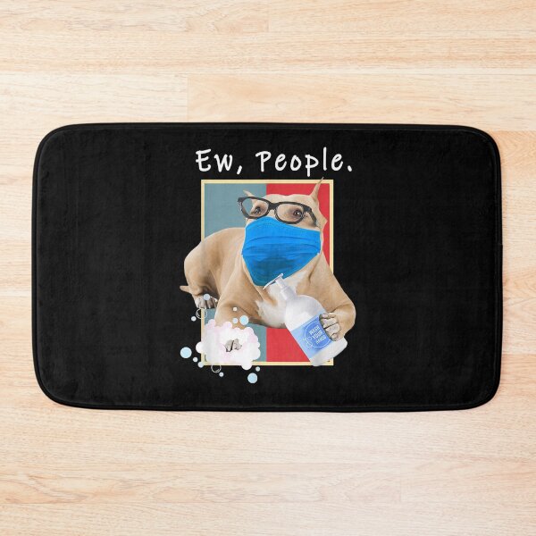Item preview, Pitbull Ew People Dog Wearing A Face Mask Dog Mom designed and sold by aliceshe.