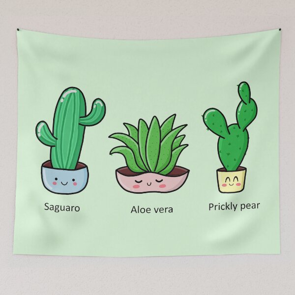 Item preview, cute cactus designed and sold by Dreamy@.
