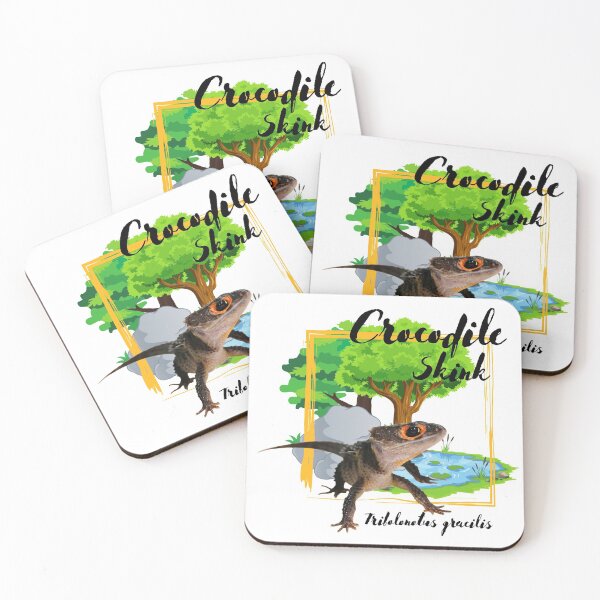 Item preview, Crocodile skink | Gift for skink lovers | Reptile keepers designed and sold by OleeVO.