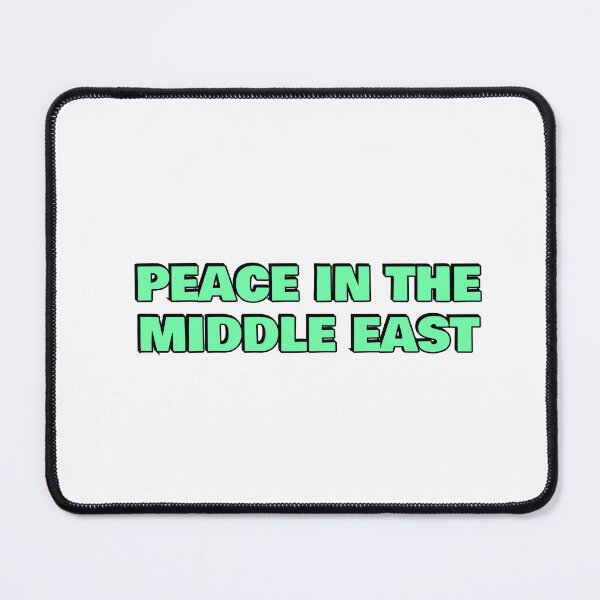Item preview, PEACE IN THE MIDDLE EAST green designed and sold by Inspirationmotivation.