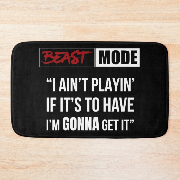 Item preview, Beast Mode - I  Ain't Playin' designed and sold by RomeoSketches.
