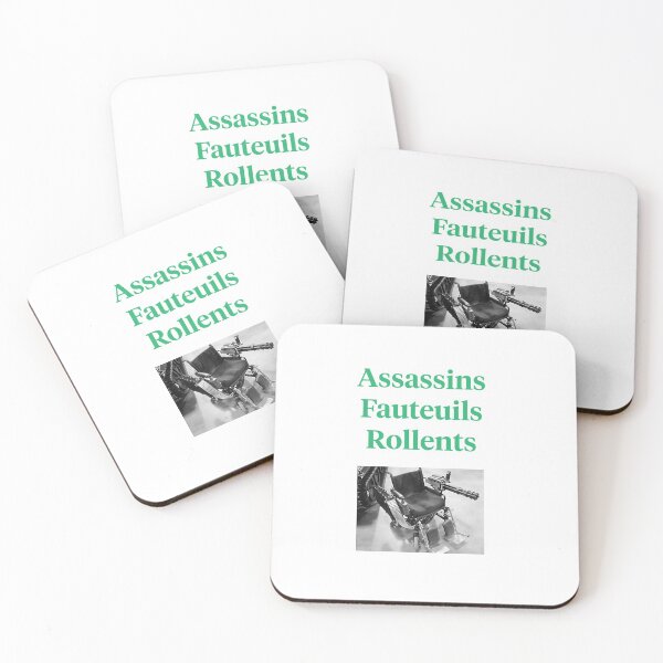 Item preview, Assassins des fauteuils Rollents  designed and sold by RubenElzerman.
