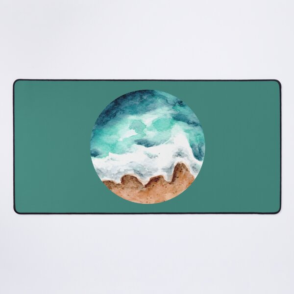 Item preview, Ocean Scene - Round - Watercolour Painting designed and sold by Pattokarts.