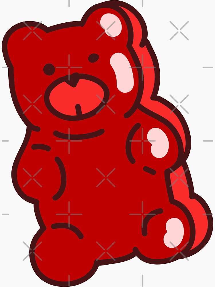 Big Puffy Gummy Bear Greeting Card