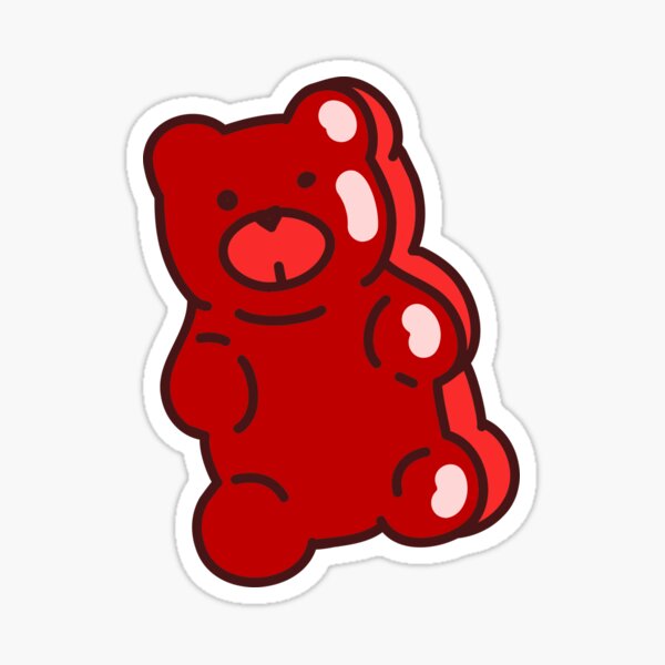 3 Gummy Bears Sticker  Music notes art, Baby girl room decor