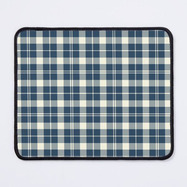 Item preview, Barbie's Moss Tartan Blue and White Plaid designed and sold by plaidwerx.