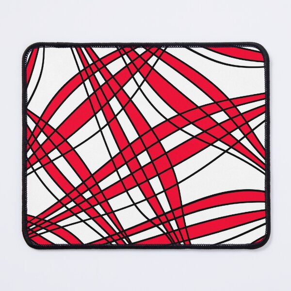 Item preview, Abstract pattern - red, white and black. designed and sold by K.S ART.