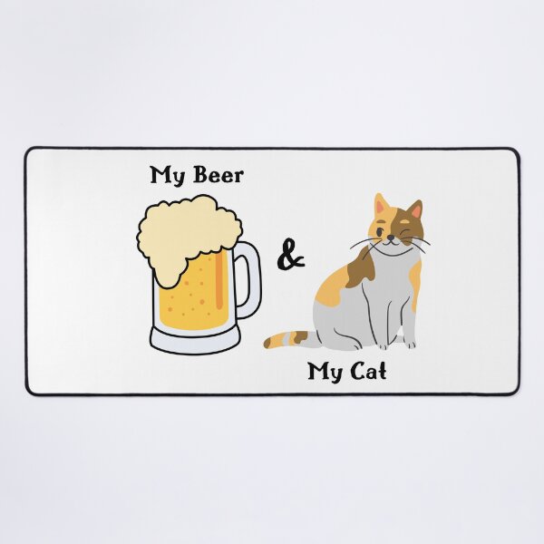 Item preview, My Beer & My Cat designed and sold by Hope-Innovatory.