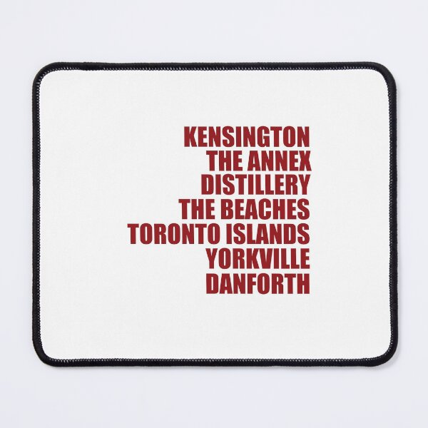 Item preview, Toronto East Coast Canada Neighbourhoods designed and sold by lalashellsArt.