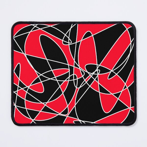 Item preview, Abstract pattern - red and black. designed and sold by K.S ART.