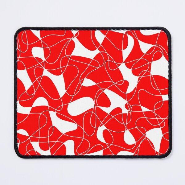 Item preview, Abstract pattern - red and white. designed and sold by K.S ART.