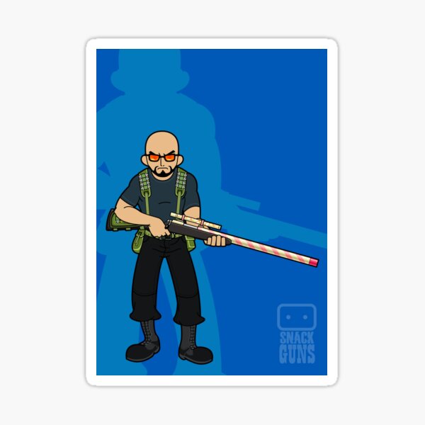 Snack Guns - Candy Sniper J Sticker