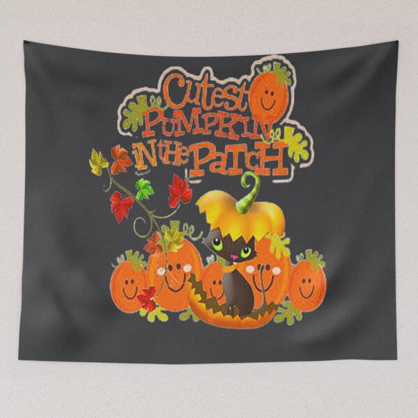 Item preview, Happy Hallowwen Cutest Pumkin In The Patch, Fun Playful Halloween Design, Vintage Halloween, Kawaii Carved Pumpkin Vibes,Witches Brew And All Things Halloween designed and sold by Adri Barnard.