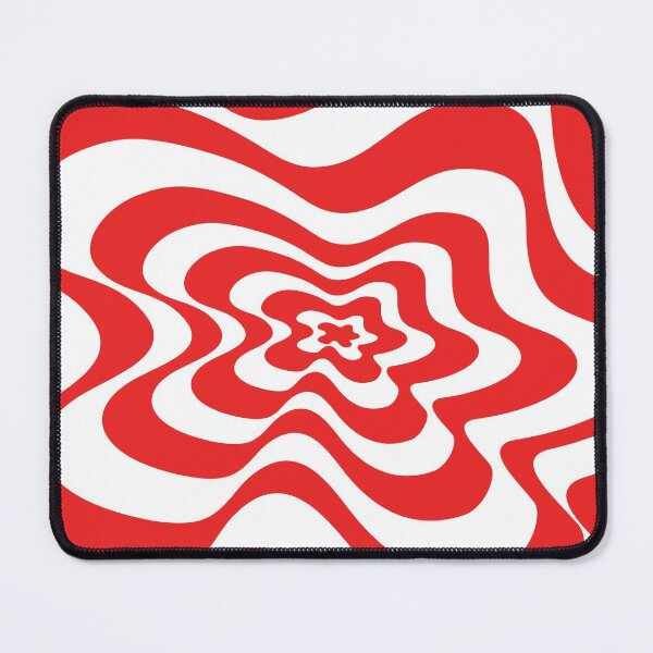 Item preview, Abstract pattern - red and white. designed and sold by K.S ART.