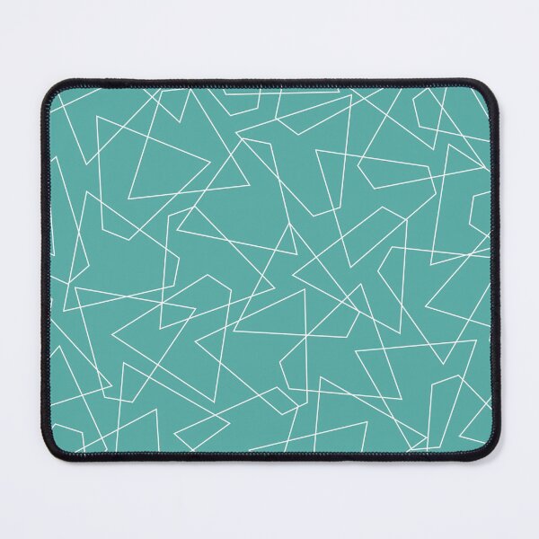 Item preview, Abstract geometric pattern - Turkiz and white. designed and sold by K.S ART.