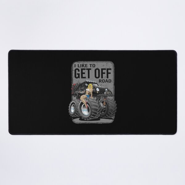 Item preview, I Like To Get Off Road funny 4x4 Illustration designed and sold by hobrath.