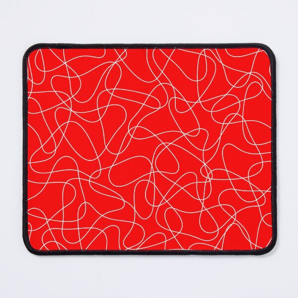 Item preview, Abstract pattern - red and white. designed and sold by K.S ART.