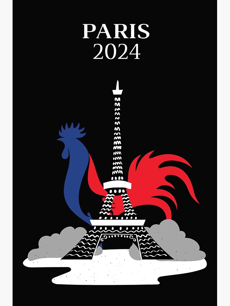 "Olympic games Paris summer 2024 sport france tour eiffel" Poster by