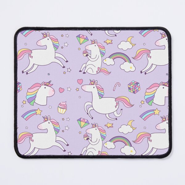 Item preview, Purple Unicorn Seamless Pattern designed and sold by BeeMeCreative.