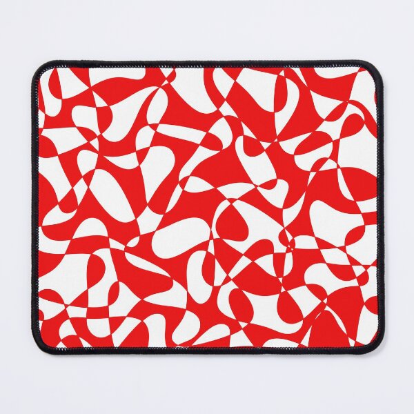 Item preview, Abstract pattern - red and white. designed and sold by K.S ART.