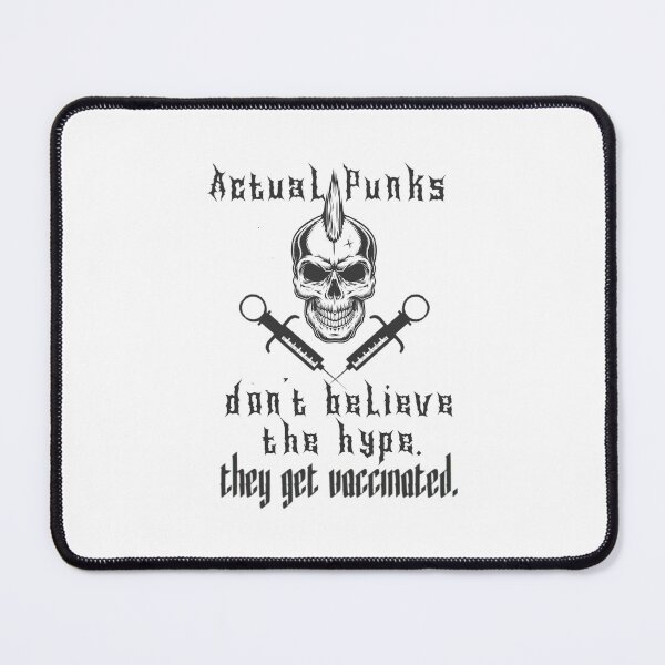 Item preview, Actual Punks Get Vaccinated. designed and sold by KBwiththeTees.