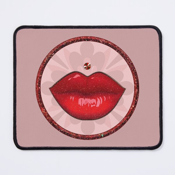 Item preview, Girly Makeup Pout - Red Lips designed and sold by GlamourChick.