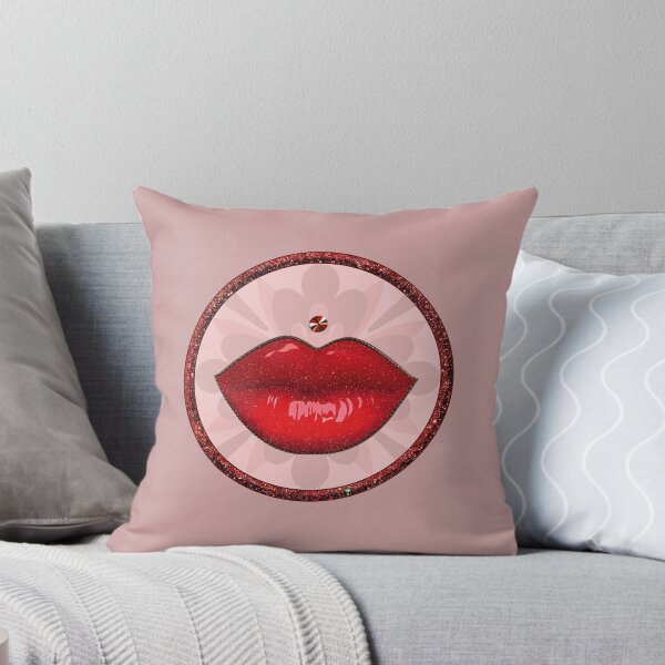 Item preview, Girly Makeup Pout - Red Lips designed and sold by GlamourChick.
