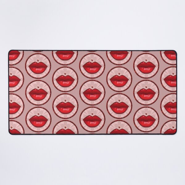 Item preview, Girly Makeup Pout - Red Lips designed and sold by GlamourChick.
