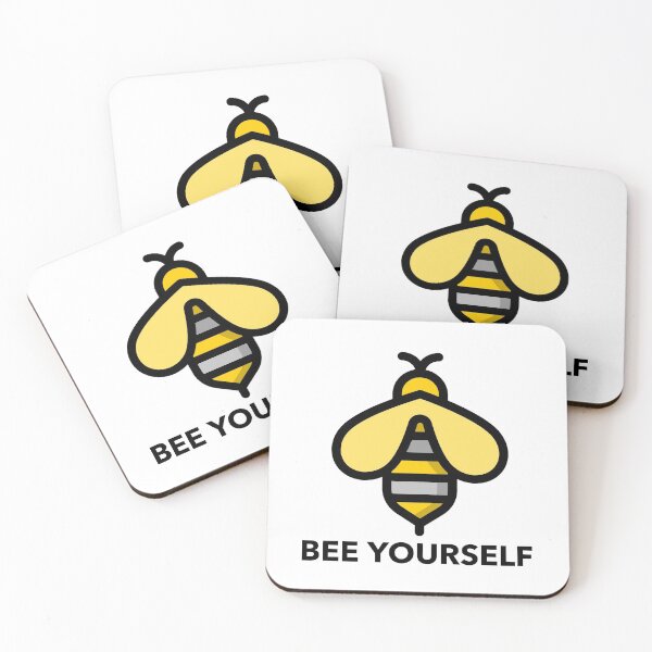 Item preview, Bee Yourself Motivational quote designed and sold by TamGustam.