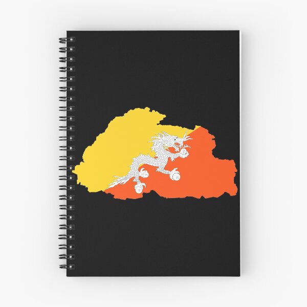 Item preview, Bhutan Flag Map designed and sold by limitlezz.