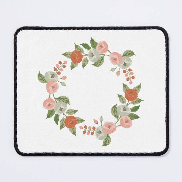 Item preview, Earth Color Flowers Wreath designed and sold by monodesigns.