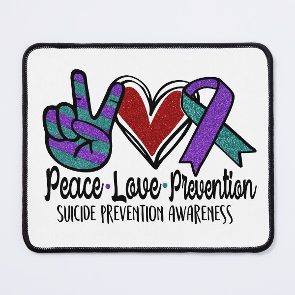 Item preview, Peace Love prevention Suicide Prevention Week designed and sold by Omega Puff.
