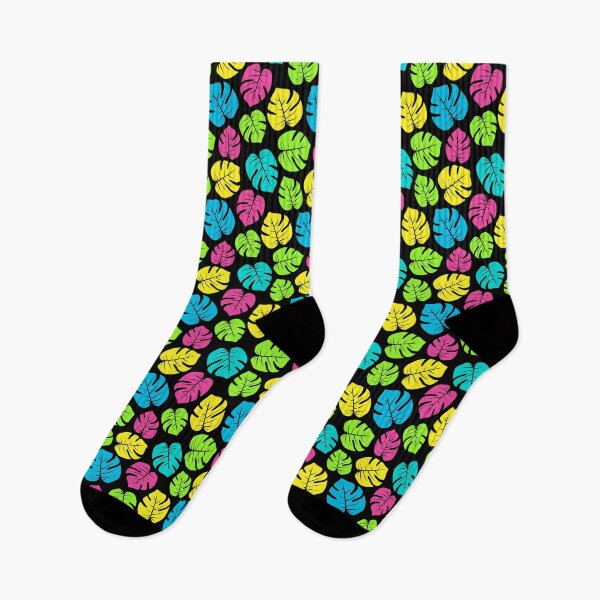 Item preview, Tropical Leaves Neon Pattern designed and sold by ZoollGraphics.