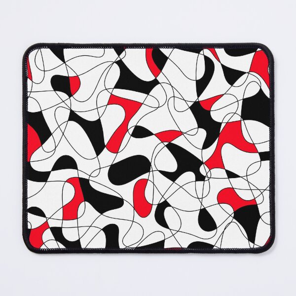 Item preview, Abstract pattern - red, black and white. designed and sold by K.S ART.