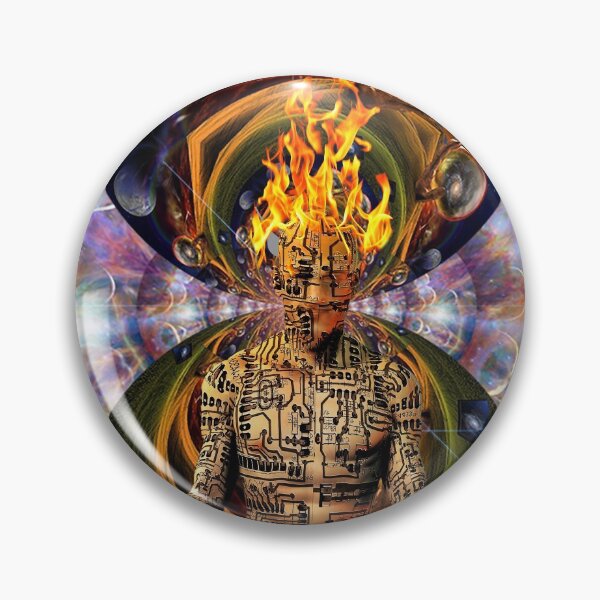 Item preview, Cyborg meditation designed and sold by rolffimages.