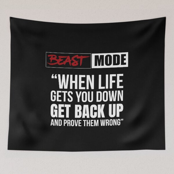 Item preview, Beast Mode - When Life Gets You Down designed and sold by RomeoSketches.